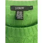 J.Crew Cable Knit Wool/Angora Blend Green Men Sweater Sz L Size L Photo 1