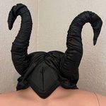 Disney Maleficent HEADPIECE Halloween BLACK Hat Horns Evil Headpiece  Cosplay Photo 0