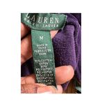 Lauren Ralph Lauren Womens Medium Purple Velvet Pants Holiday Party Evening Wear Photo 2