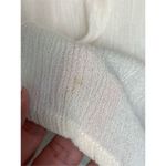 love on a hanger Women's Bell Sleeve Boho Rayon Lace Blouse Cream Medium Photo 3