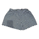 Bebop  Women’s Chevron Black and White Shorts Photo 1