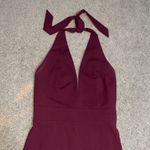 Dress the Population Camden Mermaid Hem Evening Gown Maxi Burgundy S Photo 4