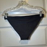 ANDIE NWT  Black The Banded Ribbed Cheeky Bikini Bottom M Photo 7