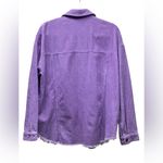 GeeGee  lavender corduroy shacket. Size Large Photo 1