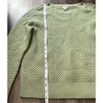 Vintage LL Bean Women’s Size M Knitted Mint Green Sweatshirt Crew Neck Sweater Size M Photo 3