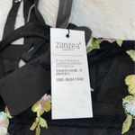 Zanzea  Mesh Floral Embroidery Short Sleeve women’s blouse 5XL black shirt top Photo 9