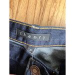 Theory jeans Women's Size 30 X 34 Long Bell Bottom Jeans Dark Blue Leona… Photo 3