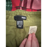 H&M  Olive Green Mini Skirt Size 4 100% cotton Photo 2