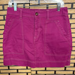 Old Navy Purple Cargo Skirt Size 6 Photo 0
