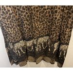 Liz Baker Liz‎ Baker Size 14 Maxi Dress Safari Zebra Animal Print Sleeveless Y2K Travel Photo 3