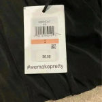 Kensie New with tags  black draped snake chain halter dress in size 2 Photo 8