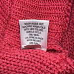 Apt. 9  Womens Sweater Plus Size 1X Hot Pink Cable Knit Tunic Barbie Barbiecore Photo 5