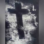 Buckle Black and tan cross short sleeve shirt with sparkles size small Photo 1