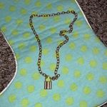 🤩4/$15🥳 Gold Color Lock Charm necklace Photo 5