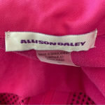 Allison Daley  Zip Up Sweater with roll tab sleeves Size Large 100%‎ Cotton Photo 5