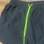 Black Shorts with Neon Green Drawstring Size M Photo 1