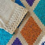 Vintage 90s Unisex Finalist Knitwear Diamond Pattern Sweater Size undefined Photo 4