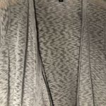 Gray Three Quarter Sleeve Burnout Waterfall Front Cardigan Torrid Size 00 Photo 6