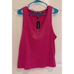 Steve Madden  Tank Top &‎ Shorts Set Rhinestone Logo Loungewear 1X Photo 1