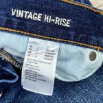 American Eagle  Outfitters Vintage Hi-Rise Crop Button Fly Jeans Dark Blue 2 Photo 7