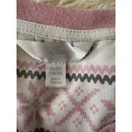 secret treasures Secret Treasures Pajama Set XL Pink White Gray Fair Isle Heart Print Loungewear Photo 1