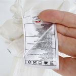 Nike  Women's Fit Dry Short Sleeve Cream‎ Tee Mesh Sheer XS Photo 6