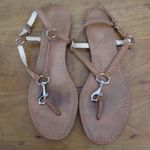 Coach Rue Strappy Leather Sandal Style Flats Size 8.5 Photo 7