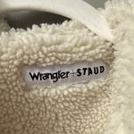 STAUD  x Wrangler Off-White Teddy Jacket Photo 1