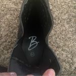 Blue Suede Shoes Women’s Black Ankle Booties Size 9.5 Short Heel Photo 8