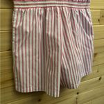 Vintage 60’s Alternating Current Size Medium Pinstripe Collared Romper Pink Photo 9
