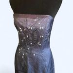 Laundry by Shelli Segal  Blue strapless dress with beaded bodice Size 4 NEW Photo 5