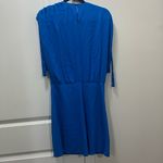 Amanda Uprichard Blue Olympus Dress Size Large $185 Photo 5
