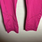 Lululemon Athletic cropped women’s leggings size 8 pink fuchsia color Photo 2