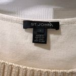 St. John Cream Cable Knit Panel‎ Sleeveless Top Wool Blend Designer Luxury L Size L Photo 1