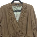 Ryu Anthropologie  Women's Brown Wool Blend Jacket Size Large Photo 1