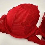 Lucky Brand  Red Lace Underwire Women's Bra Size 40C Photo 1