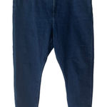 ASOS Denim Women's Plus Size 34/28 High Rise Dark Wash Cropped Jeans Photo 0