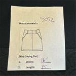 CAbi Women's Black Wrap Skirt Size M Short Quilted Asymmetric Casual Photo 10