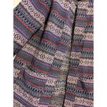 b Collection by Boboau Women's Open Front Cardigan Jacket Geometric Print Size S Purple Photo 4