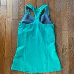 Nike teal and gray racerback  athletic workout top Photo 6
