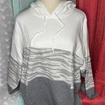 American Eagle Outfitters jegging style gray/white hoodie Photo 0