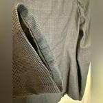 Elie Tahari  Single Button Wool Blend Blazer In Charcoal And Light Gray Plaid 4sz Photo 12