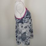 Liberty of London Babydoll Tank Women Medium Sheer Boho Floral Flowy Feminine Photo 6