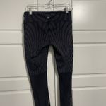 Aloha Island Alo Athletic Leggings Black Patterned Mesh Panels Activewear Workout Pants Med Photo 9