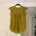 Rachel Roy Rachel Satin Crepe Blouse Kelly Green Size XS Photo 5