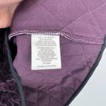 Charter Club Full Zip Velvet Vest Womens Medium Purple Black Floral Whimsigoth Photo 5