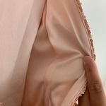 Charlotte Russe Charolette Russe Pink Sequin Plunge Neck Mini Long Sleeve Dress Photo 3