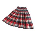 Vintage Red & Grey Plaid Wool Blend A Photo 2