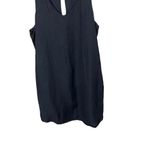 Versona  Linen Blend Black Knee Length Dress Size XL Photo 2