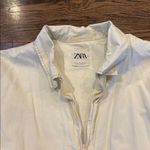 ZARA Off-White Casual Jacket, M, basic, zipfront, normcore, simple, Photo 1